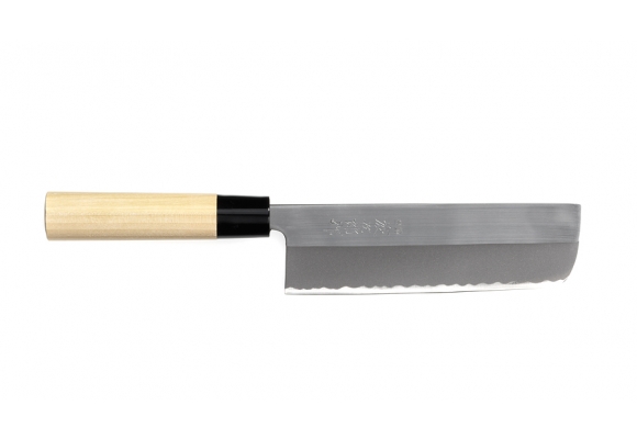 Tojiro Yasuki Shirogami nóż Nakiri polerowany 165
