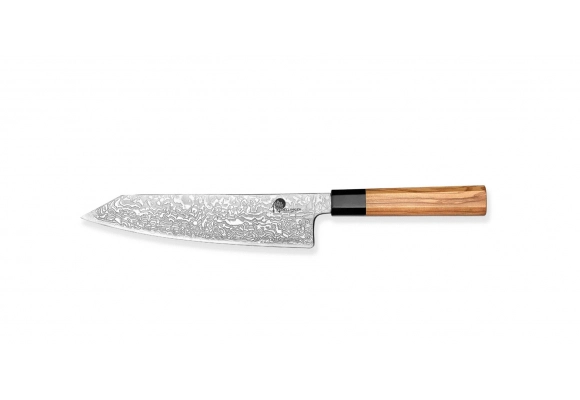 Nóż Dellinger Kiritsuke Buffalo Olive Octagon 215 mm